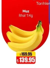 Muz İthal 1 Kg