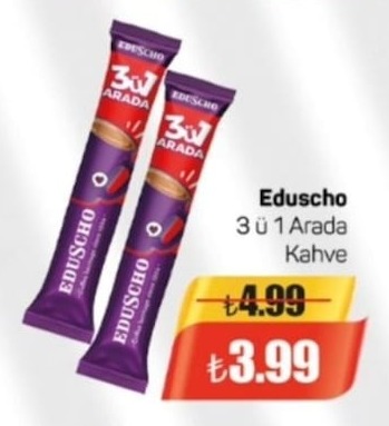 Eduscho 3 Ü 1 Arada Kahve