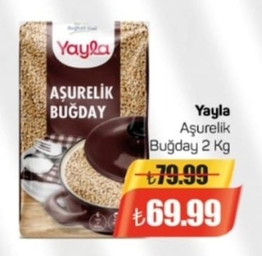 Yayla Aşurelik Buğday 2 Kg