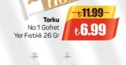 Torku No:1 Gofret Yer Fıstıklı 26 Gr
