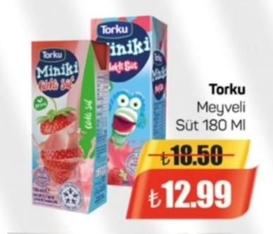 Torku Meyveli Süt 180 Ml