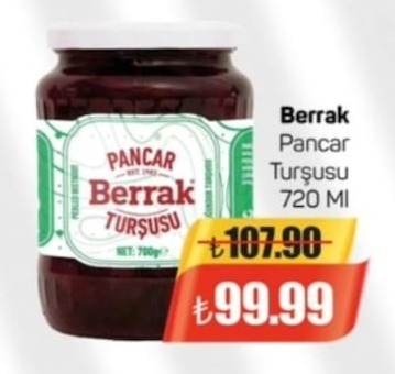 Berrak Pancar Turşusu 720 Ml