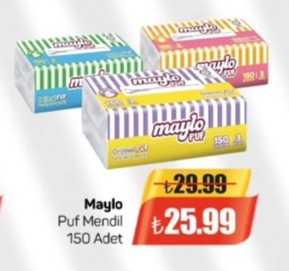 Maylo Puf Mendil 150 Adet