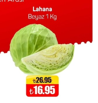Lahana Beyaz 1 Kg