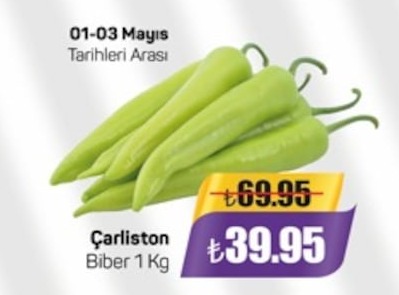 Carlıston Biber 1 Kg