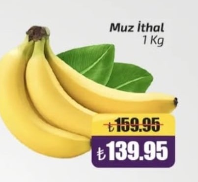 Muz İthal 1 Kg
