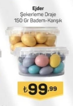 Ejder Şekerleme Draje 150 Gr Badem-Karışık