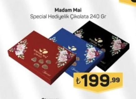Madam Mai Special Hediyelik Çikolata 240 Gr