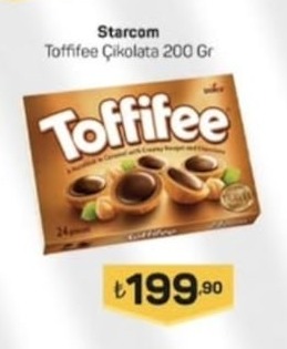 Starcom Toffifee Çikolata 200 Gr