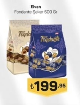 Elvan Fondante Şeker 500 Gr