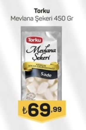 Torku Mevlana Şekeri 450 Gr