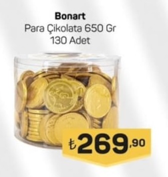Bonart Para Çikolata 650 Gr 130 Adet