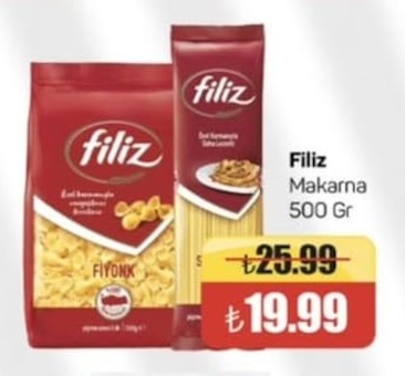 Filiz Fiyonk Makarna 500 Gr