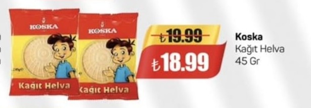 Koska Kağıt Helva 45 Gr