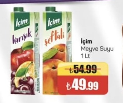 İçim Meyve Suyu 1 Lt