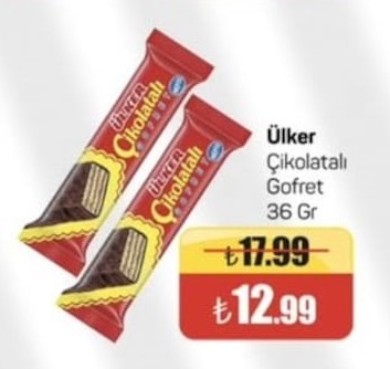 Ülker Çikolatalı Gofret 36 Gr