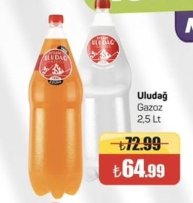 Uludağ Gazoz 2,5 Lt