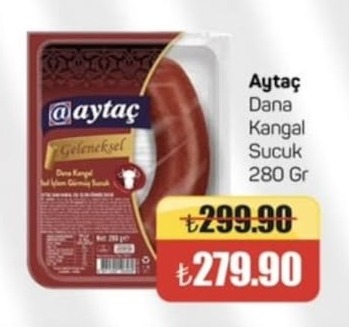 Aytac Dana Kangal Sucuk 280 Gr
