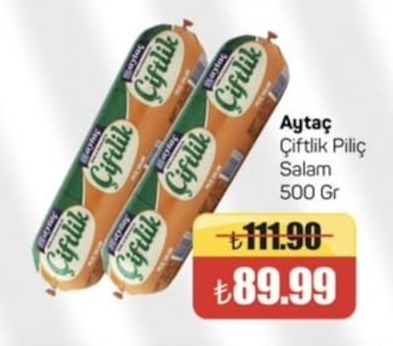 Aytac Çiftlik Piliç Salam 500 Gr