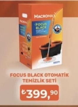 Macromax Focus Black Otomatik Temizlik Seti