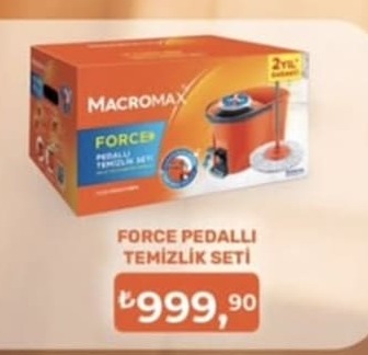 Macromax Force Pedallı Temizlik Seti