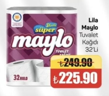 Lila Maylo Tuvalet Kağıdı 32'Li