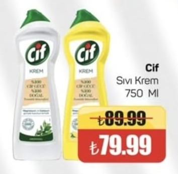 Cif Sıvı Krem 750 Ml