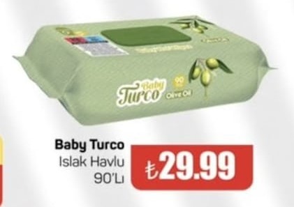 Baby Turco Islak Havlu 90'Lı