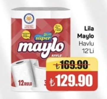 Lila Maylo Havlu 12'Li