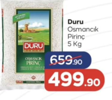 Duru Osmancik Pirinç 5 Kg