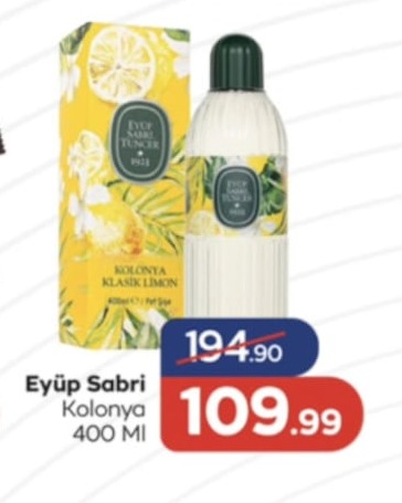 Eyüp Sabri Tuncer Kolonya Klasik Limon 400 Ml