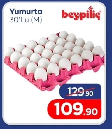 Beypiliç Yumurta 30'Lu (M)