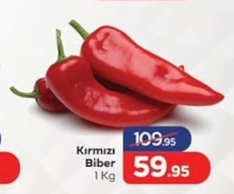 Kırmızı Biber 1 Kg