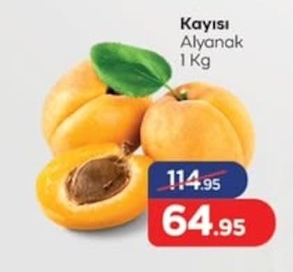 Kayısı Alyanak 1 Kg