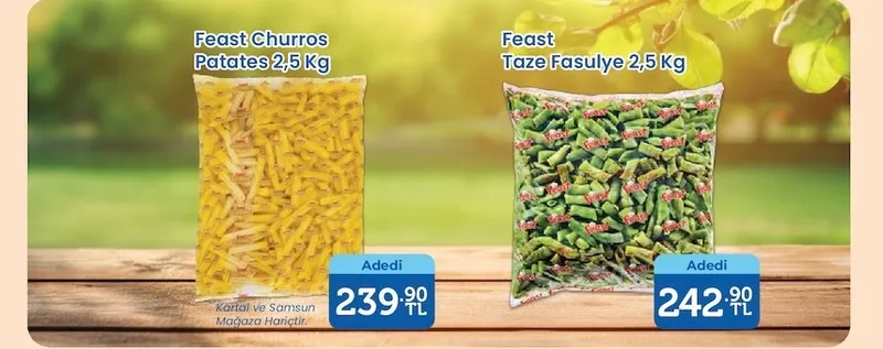 Feast Churros Patates 2,5 Kg