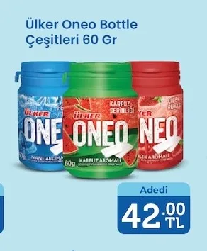 Ülker Oneo Bottle Çeşitleri 60 Gr
