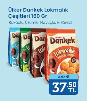 Ülker Dankek Lokmalık Çeşitleri 160 Gr