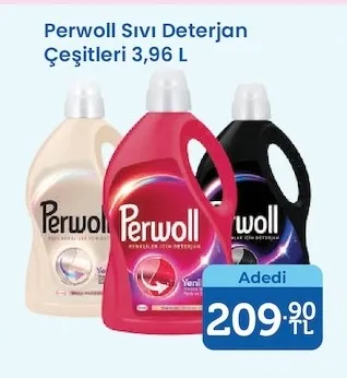 Perwoll Sıvı Deterjan Çeşitleri 3,96 L
