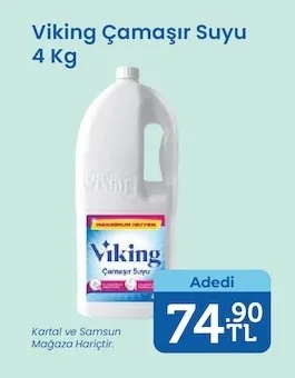 Viking Çamaşır Suyu 4 Kg