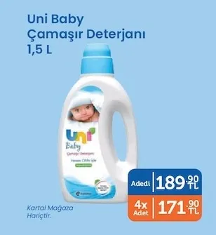 Uni Baby Çamaşır Deterjanı 1,5 L