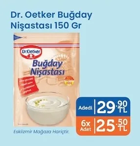 Dr. Oetker Buğday Nişastası 150 Gr