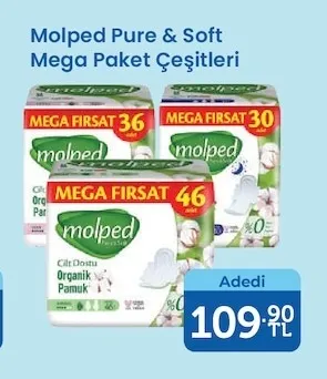 Molped Pure & Soft Mega Paket Çeşitleri