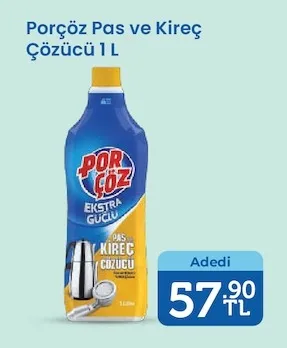 Porçöz Pas Ve Kireç Çözücü 1 L