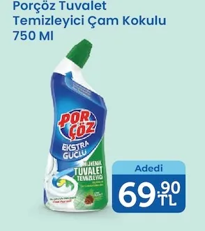 Porçöz Tuvalet Temizleyici Çam Kokulu 750 Ml