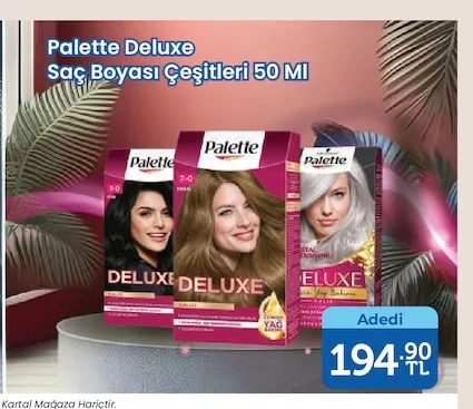 Palette Deluxe Saç Boyası Çeşitleri 50 Ml