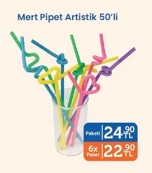 Mert Pipet Artistik 50'Li