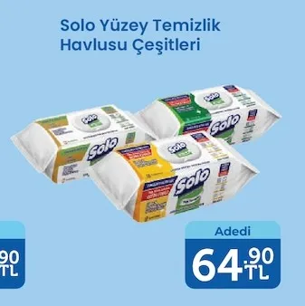 Solo Yüzey Temizlik Havlusu Çeşitleri
