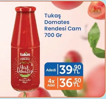 Tukaş Domates Rendesi Cam 700 Gr