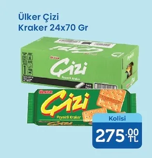 Ülker Çizi Kraker 24X70 Gr