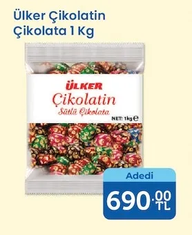 Ülker Çikolatin Çikolata 1 Kg